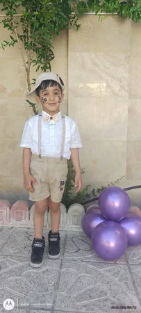 ست ساسبند و پاپیون پسرانه سی اچ آر مدل  KTIE032CMCM