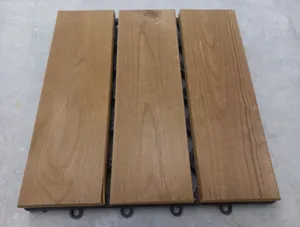 تجریه خرید کفپوش مدل تایل ترموود 3 ردیفه سایز 30x30 سانتی متر