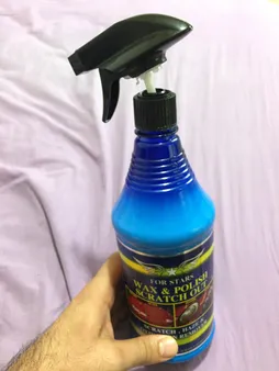 اسپری واکس و پولیش بدنه موتور سیکلت نانو راین مدل استار حجم 1000 میلی لیتر