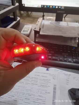 چراغ عقب دوچرخه مدل لیزری