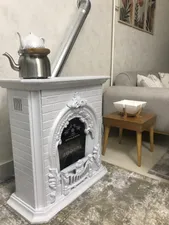 تجریه خرید بخاری گازی بهکاران طرح شومینه مدل پرنس 28000