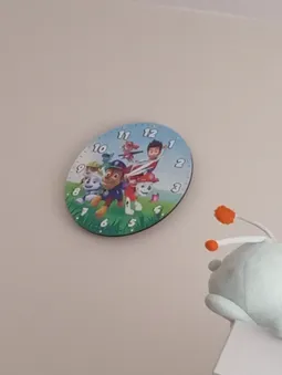 ساعت دیواری کودک طرح سگ های نگهبان مدل 1070G