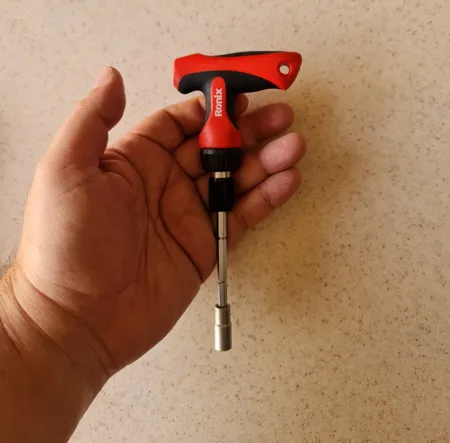 مجموعه 24 عددی پیچ گوشتی جغجغه ای و سری بکس رونیکس مدل RON-2715