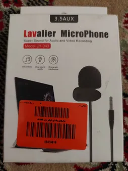 میکروفون یقه ای لاوالیر مدل JH-043