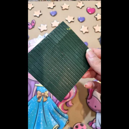 استیکر چوبی کودک باروچین مدل تک شاخ کد 1263