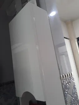 ست کابینت و روشویی آزالیا مدل میلانا60B به همراه آینه و باکس