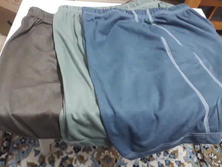 شورت مردانه مدل پادار نخی شایان 2 مجموعه 3 عددی