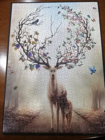 پازل 1000 تکه رونیز طرح گوزن شگفت انگیز کد 7730