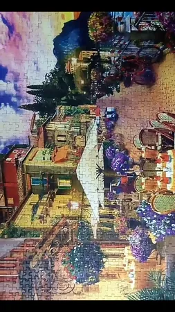 پازل 1000 هزار تکه ایران پازل طرح کافه ساحل