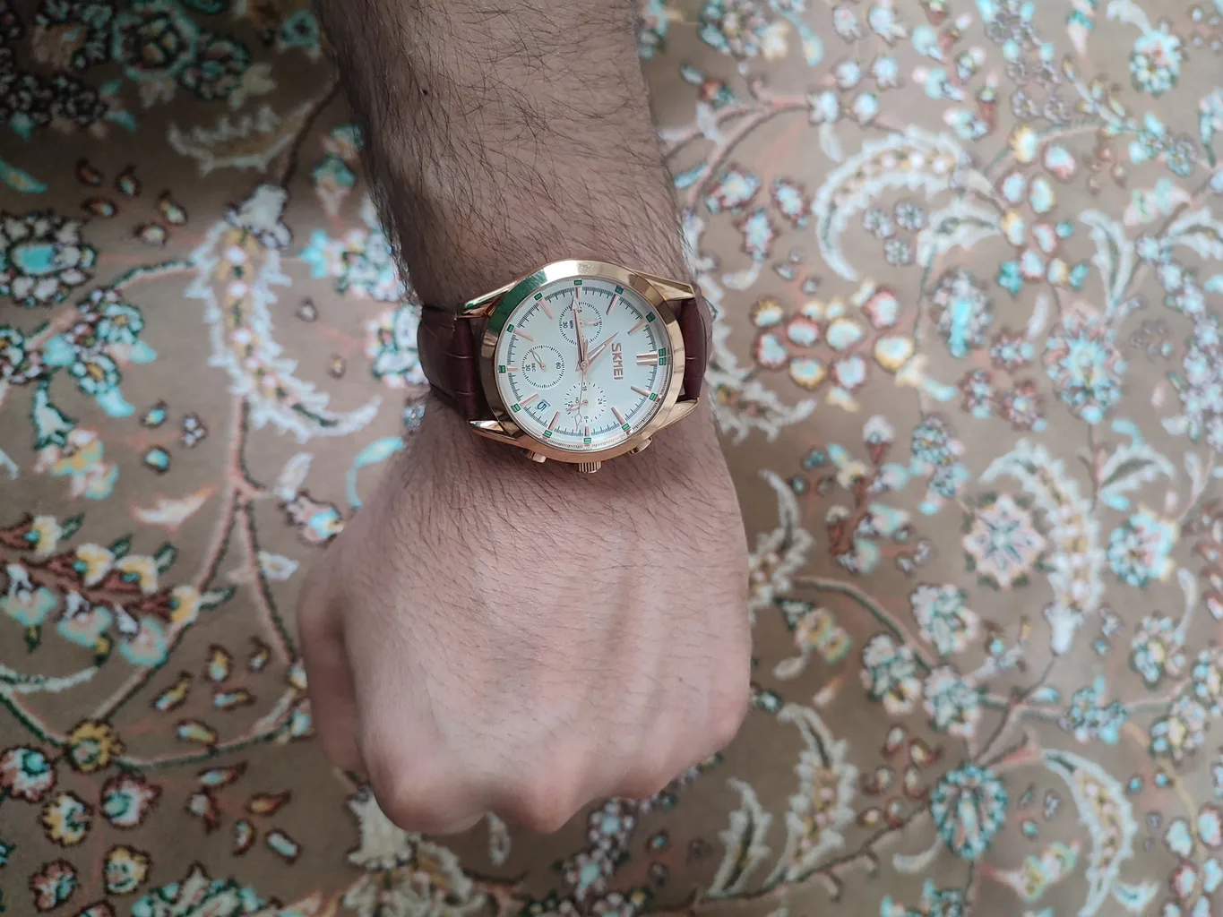 ساعت مچی عقربه ای مردانه اسکمی مدل 9127 کد 01
