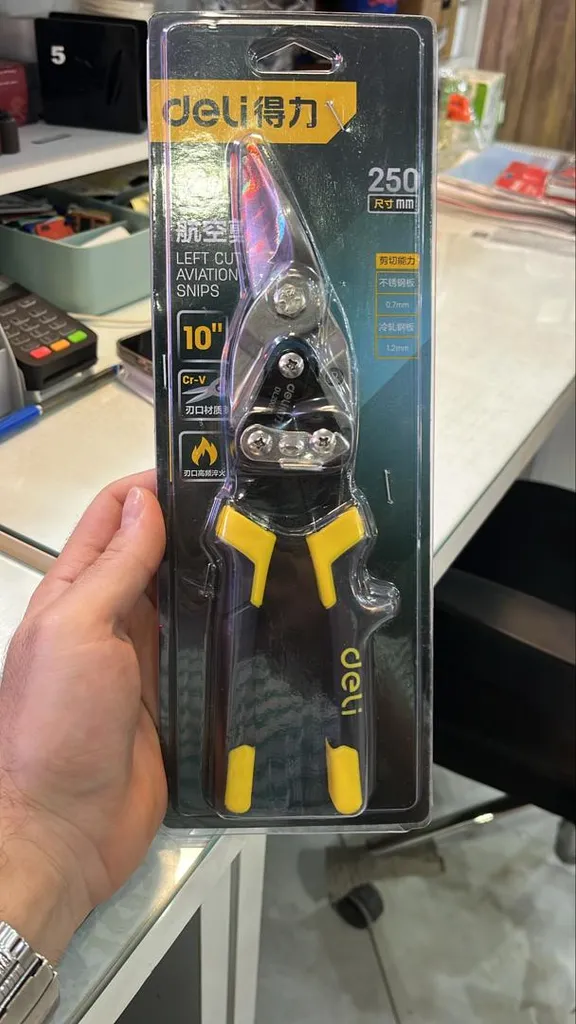 قیچی آهن بر دلی مدل DL20031 سایز 10 اینچ