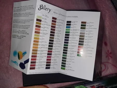 پاستل گچی 24 رنگ گالری مدل mpv-24