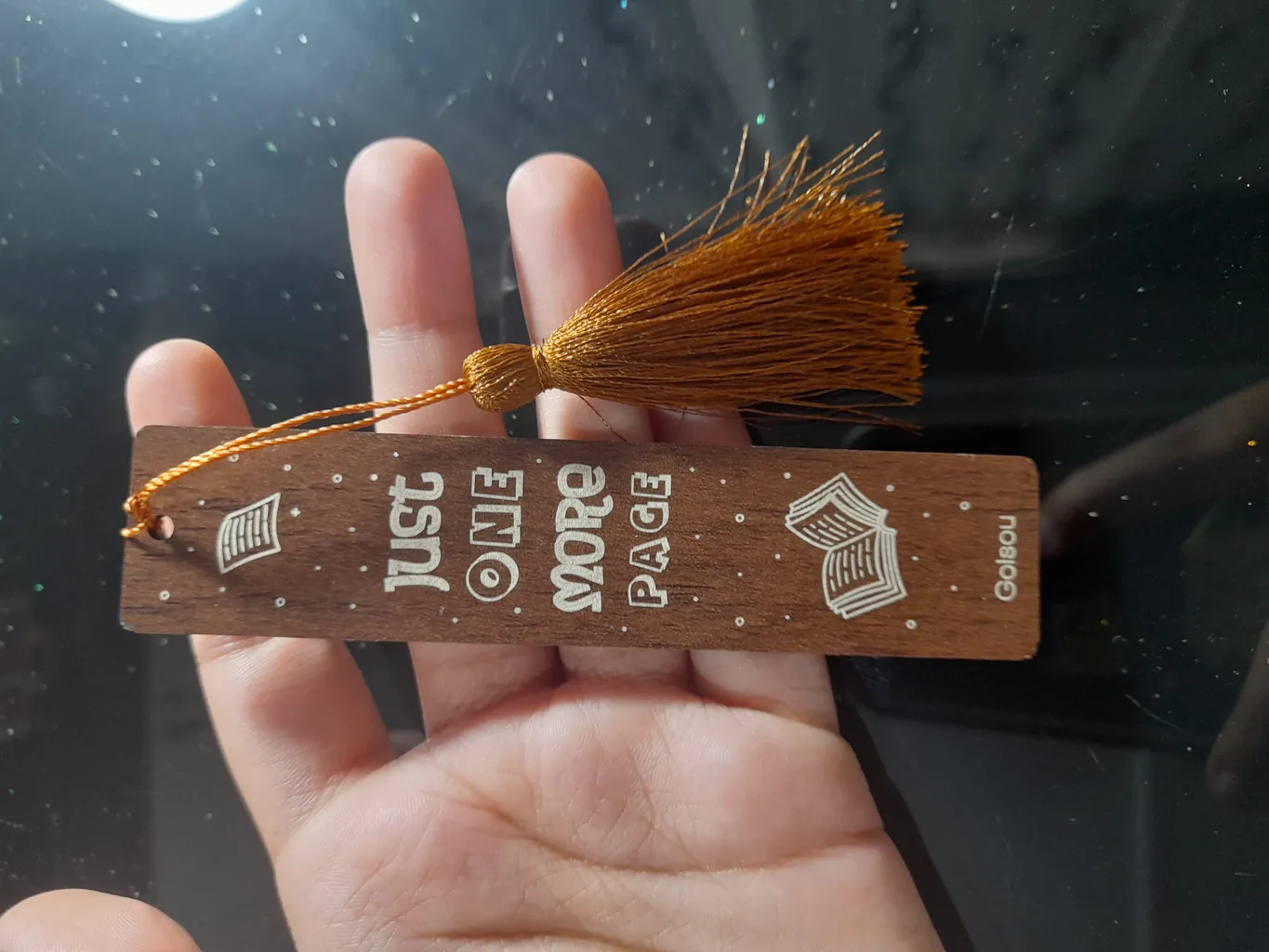 نشانگر کتاب گلسو مدل فقط یک صفحه دیگه