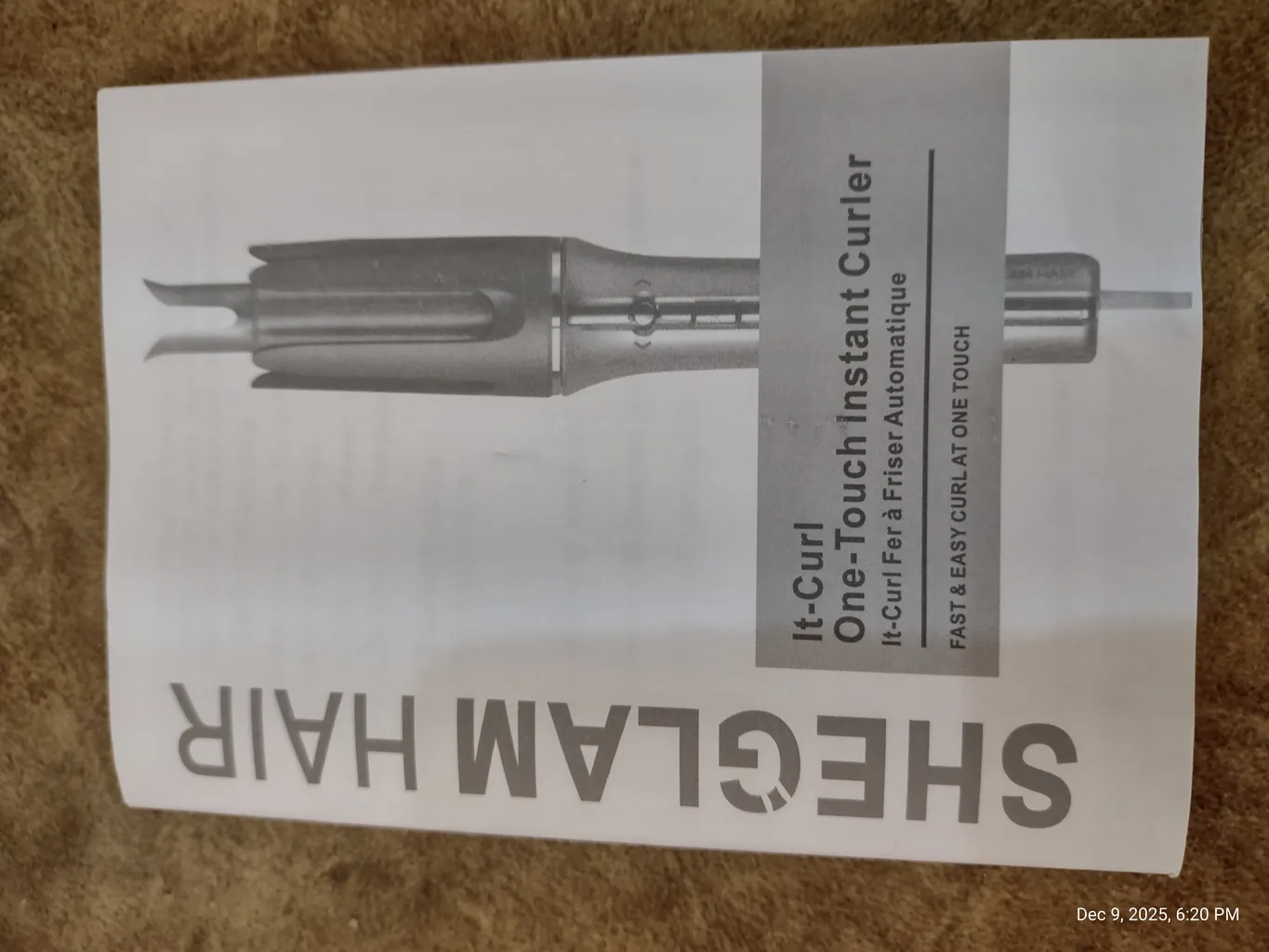 فر کننده مو شیگلم مدل 32 mm