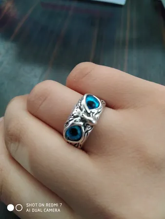 انگشتر مدل جغد چشم خاص کد 684152