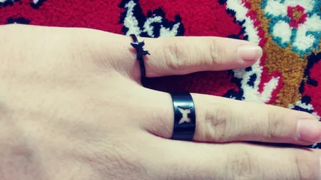 ست انگشتر زنانه و مردانه مدل قلب براق 98