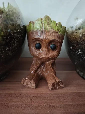 گلدان طرح بچه گروت کد ck118