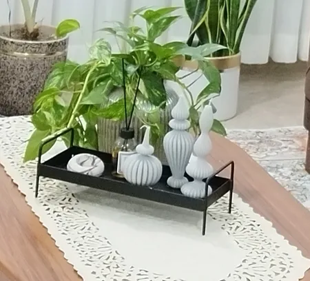 شمع دست ساز مدل گلدان مجموعه 3 عددی