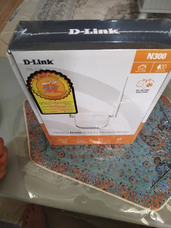مودم روتر ADSL2 Plus بی سیم N300 دی-لینک مدل DSL-124 New