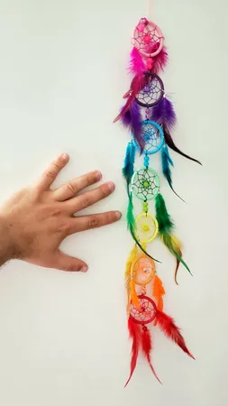 آویز دریم کچر مدل هفت چاکرا کد 01