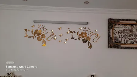 آینه دکوپدیده مدل Flower1001