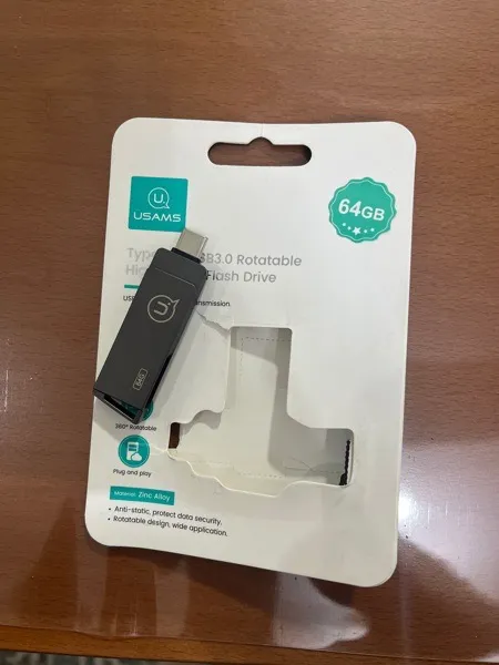 فلش مموری یوسمز مدل Typec-Usb3-High Speed-ZB200 ظرفیت 64 گیگابایت
