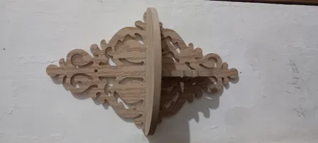 شلف دیواری مدل لوزی کد 09030035 سایز متوسط