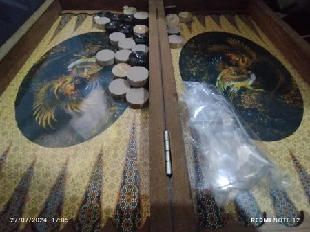 صفحه شطرنج طرح ققنوس مدل مینیاتوری