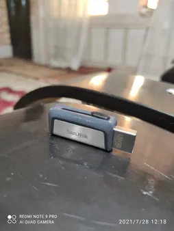 فلش مموری سن دیسک مدل Ultra Dual Drive USB Type-C ظرفیت 128 گیگابایت