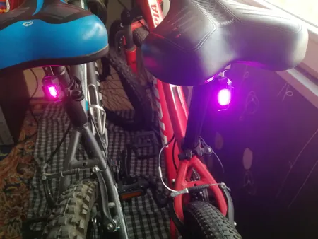 چراغ دوچرخه مدل RGB