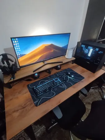 مانیتور گیمینگ 34 اینچ مسترتک مدل PA345UQ ، رزولوشن UltraWide QHD، پنل Rapid IPS، نرخ بروزرسانی 165 هرتز، با نسبت تصویر 21:9، دارای اسپیکر داخلی، دارای پورت HDMI و DisplayPort و USB و خروجی هدفون