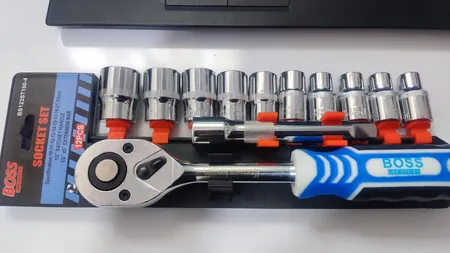 آچار بکس باس مدل 12 مجموعه 12 عددی