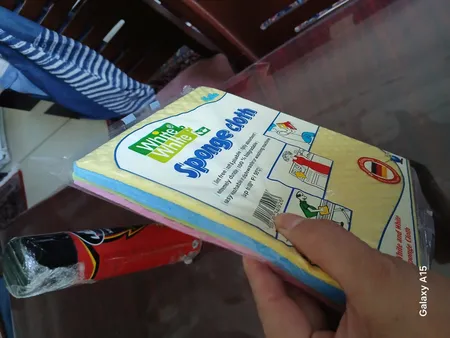 دستمال نظافت وایت اند وایت مدل اسفنجی