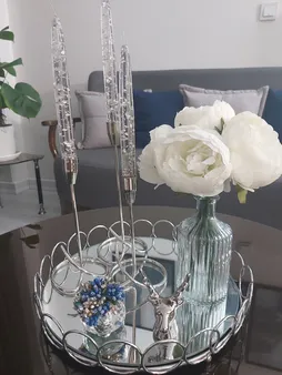 جاشمعی مدل DE-NZ191 طرح مارپیچ ساده مجموعه 3 عددی