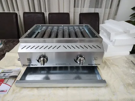 کباب پز گازی آتش‌ مهر مدل steel55