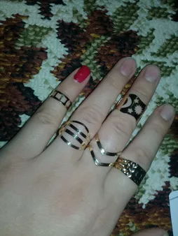 انگشتر زنانه کد Mhr-478 مجموعه 5 عددی