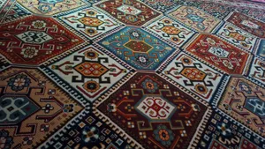 تجریه خرید گلیم ماشینی دنیای فرش مدل مرجان