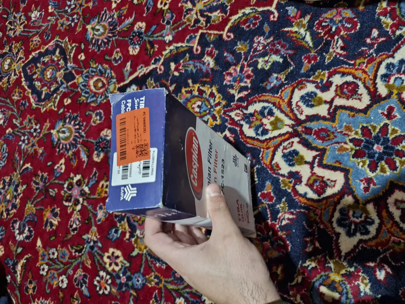 فیلتر کابین خودرو کاسپین مدل SRT 1523 مناسب برای تیبا