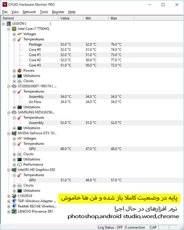 پایه خنک کننده  لپ تاپ هترون مدل HCP130
