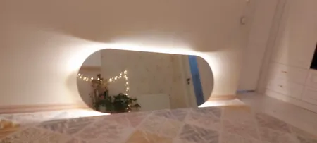 آینه مدل قدی هلالی بک لایت کد 170