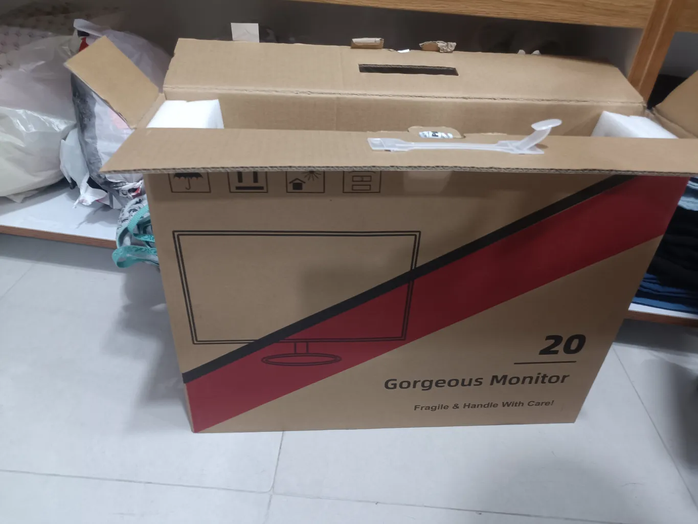 مانیتور نکستیم مدل NX-LED20-LY سایز 20 اینچ