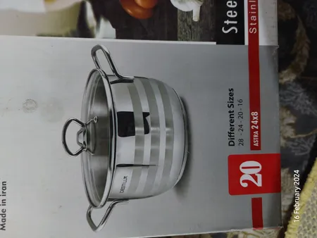 قابلمه دستیلوکس مدل 777 سایز 20