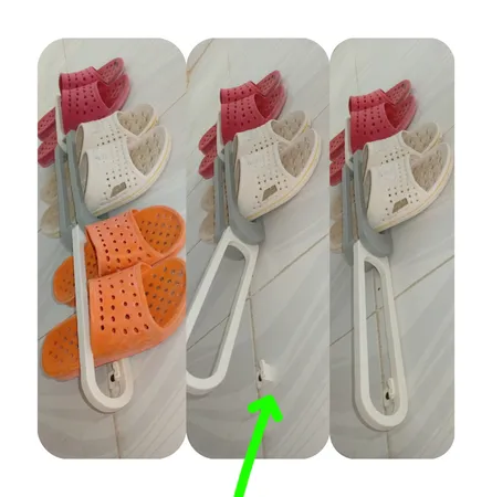 نگهدارنده دمپایی مدل A799 مجموعه سه عددی