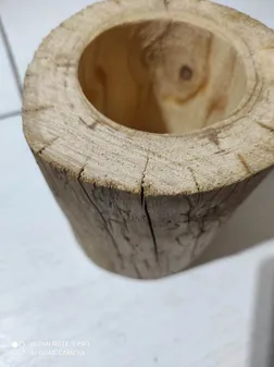 گلدان چوبی فیل چوب مدل GCH_ch