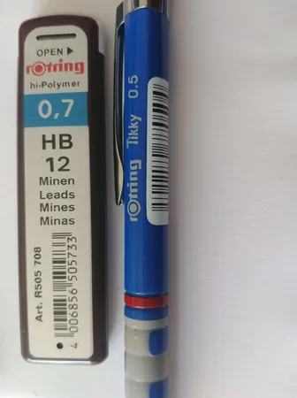 مداد نوکی 0.7 میلی‌متری روترینگ مدل Tikky به همراه نوک 0.7 میلی‌متری روترینگ