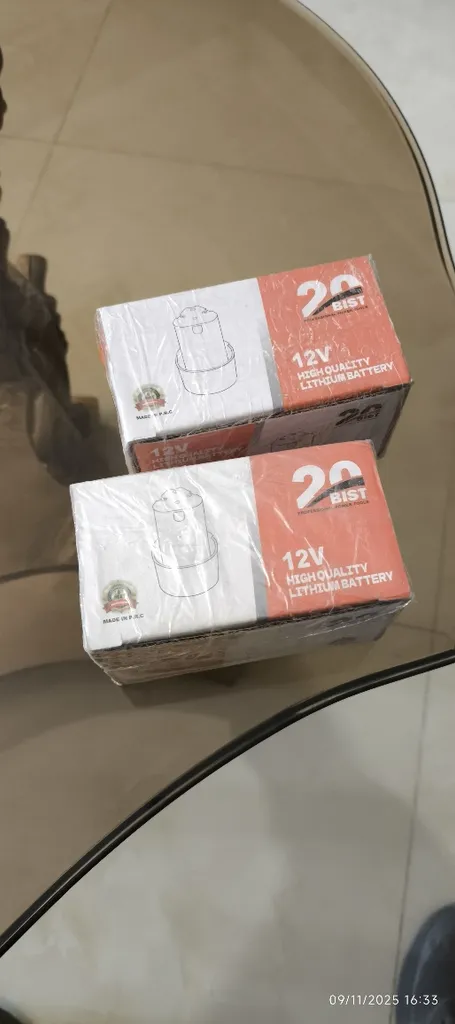 باتری دریل شارژی ۱۲ ولت بیست مدل V12