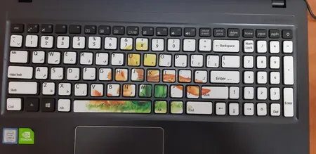 برچسب حروف فارسی کیبورد گراسیپا طرح شازده کوچولو کد 101