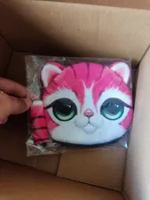 تجریه خرید کیف پول دخترانه طرح گربه مدل C-13BK