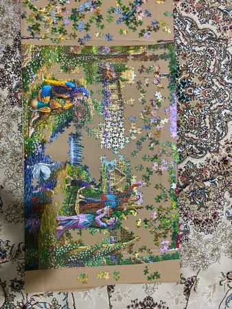 پازل 1000 تکه ایران طرح دهکده زیبا مدل AP-357