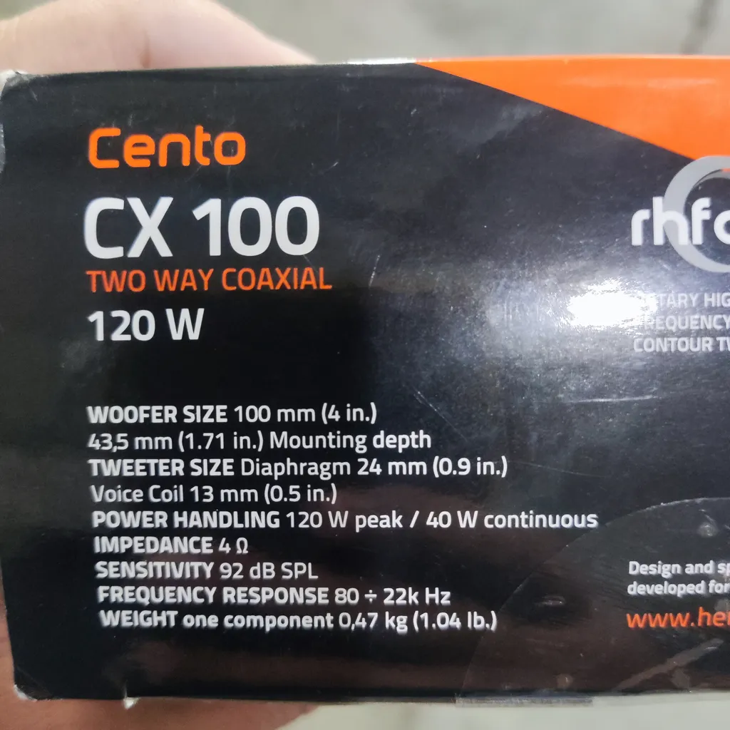 اسپیکر خودرو هرتز مدل CX 100 بسته دو عددی